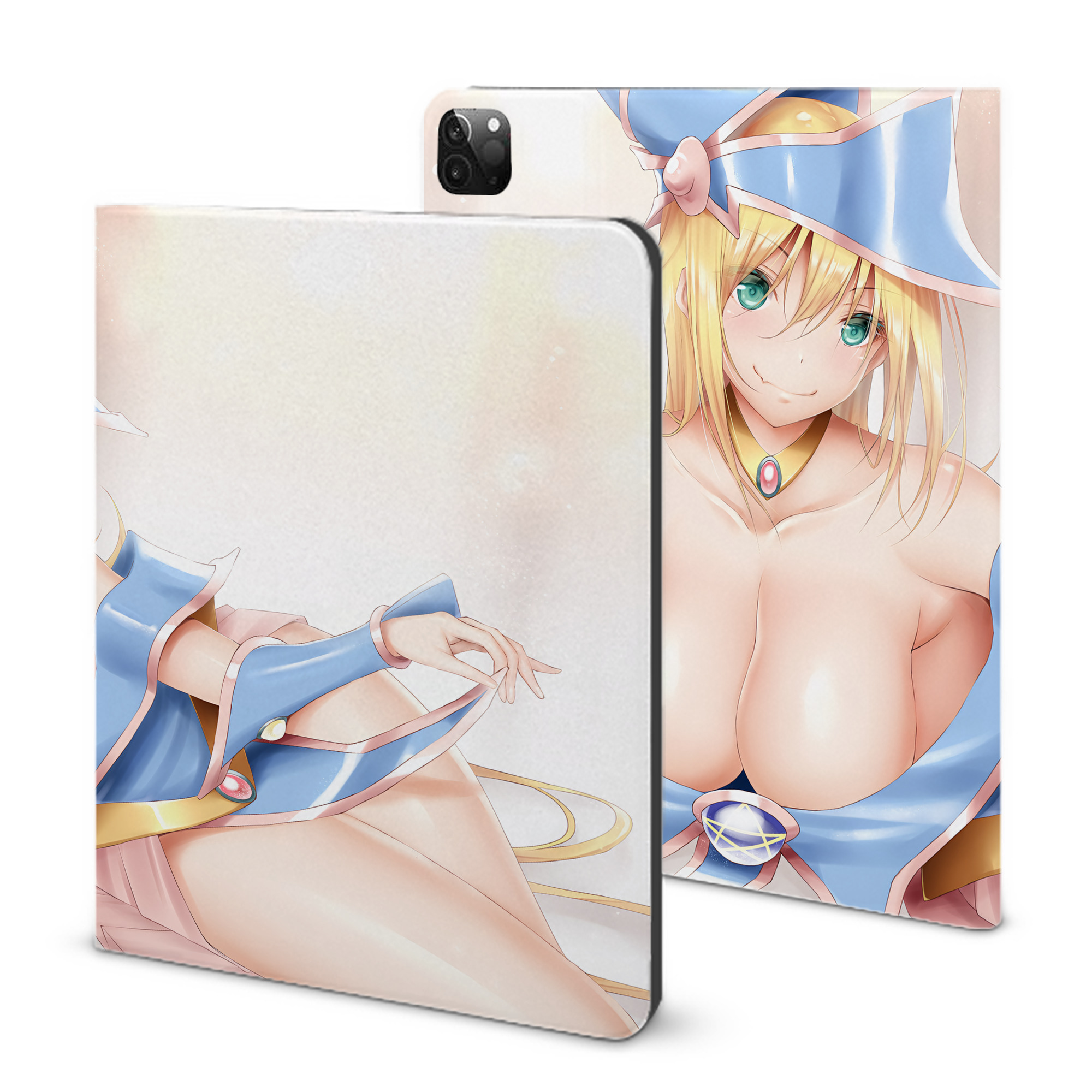 （画像用） 遊☆戯☆王 Yu-Gi-Oh! IPadケース ペンホルダー付き ブックスタイルデザイン